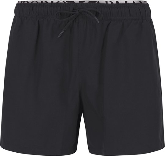 EMPORIO ARMANI Herren Badeshorts schwarz unifarben