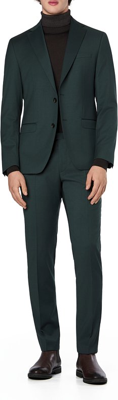 Thumbnail - DIGEL Herren Anzug grün Slim Fit
