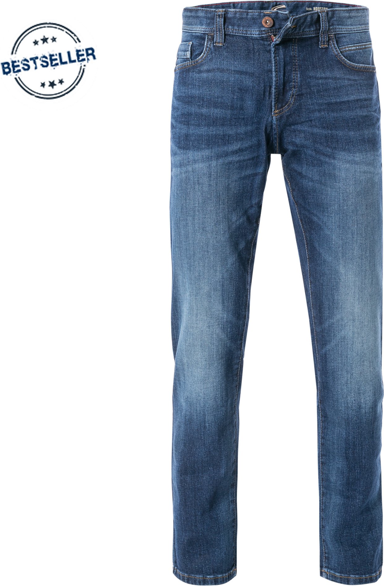 Thumbnail - camel active Herren Jeans blau Straight Fit