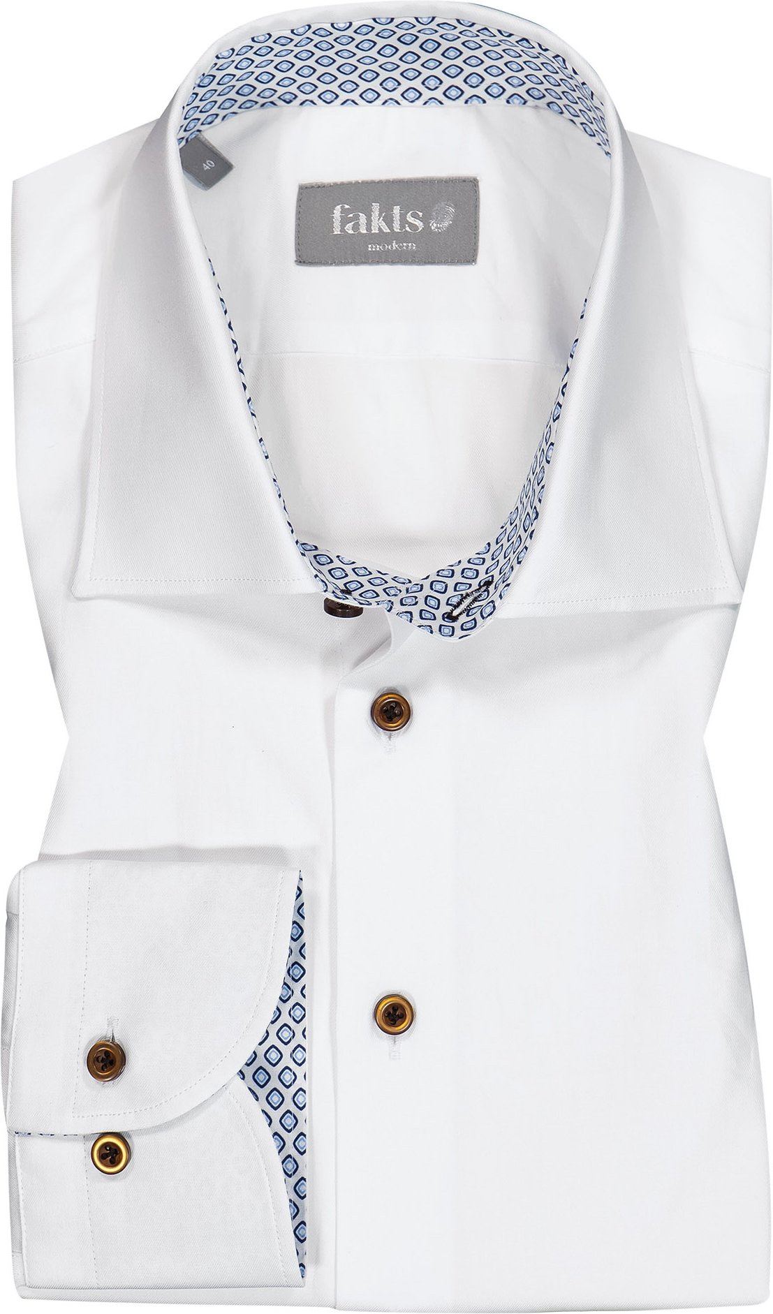 fakts Herren Hemd weiß