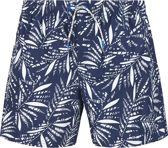 Pepe Jeans Herren Badeshorts blau Gemustert,Mit Prints