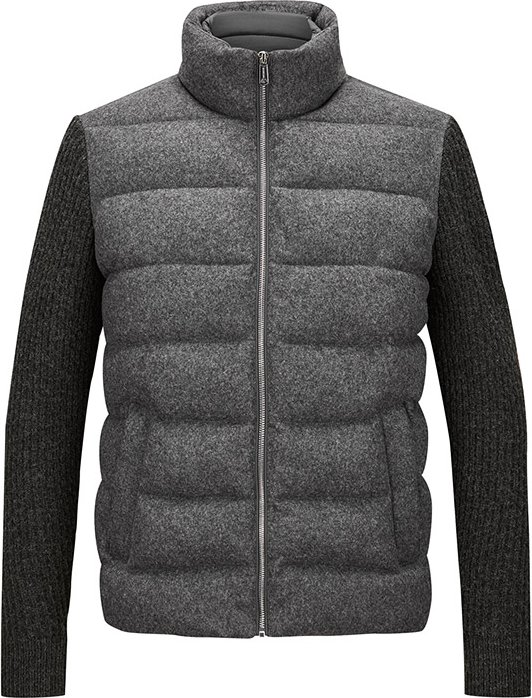 Thumbnail - MILESTONE Herren Jacke grau unifarben