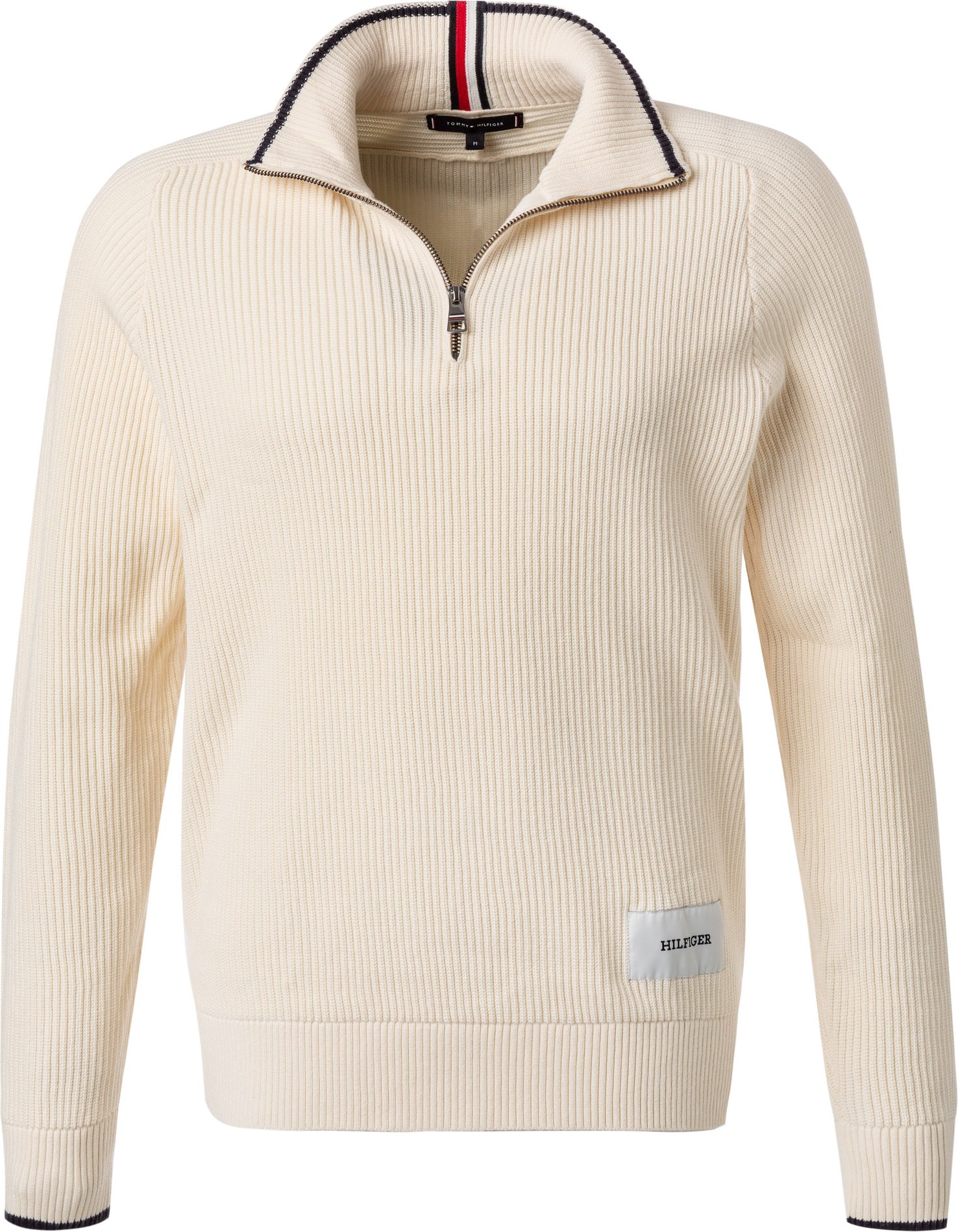 Thumbnail - Tommy Hilfiger Herren Troyer beige unifarben