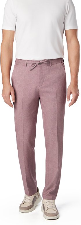 ZUITABLE Herren Hosen rot meliert