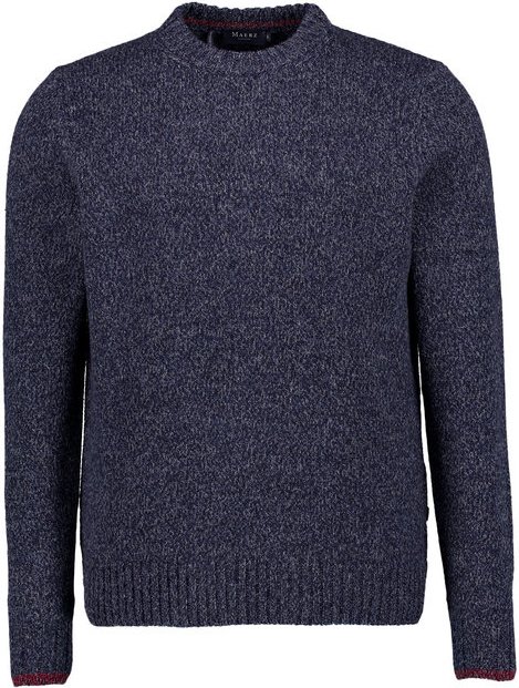 MAERZ Muenchen Herren Pullover blau unifarben