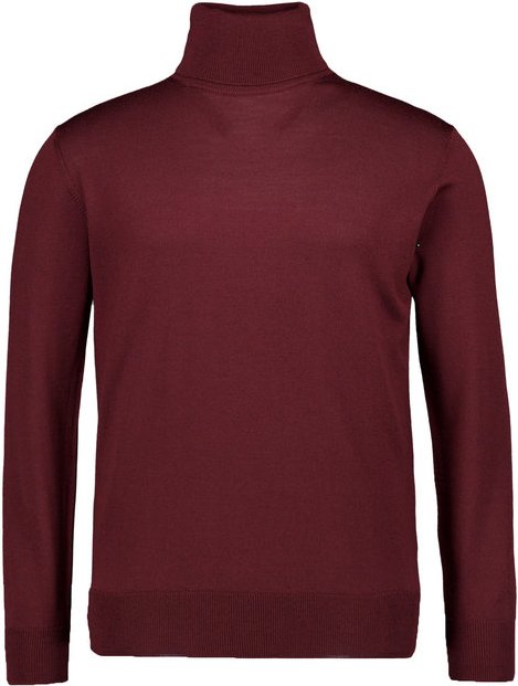 BOGGI MILANO Herren Pullover rot unifarben