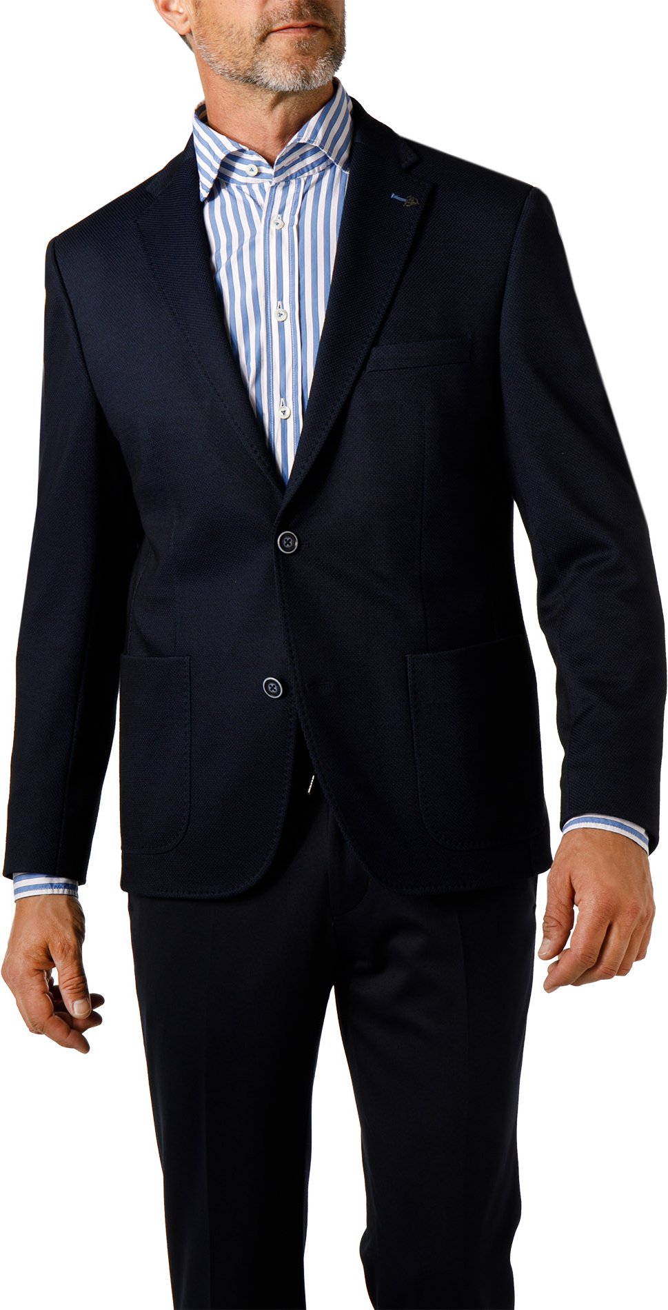 Thumbnail - ROY ROBSON Herren Sakko blau