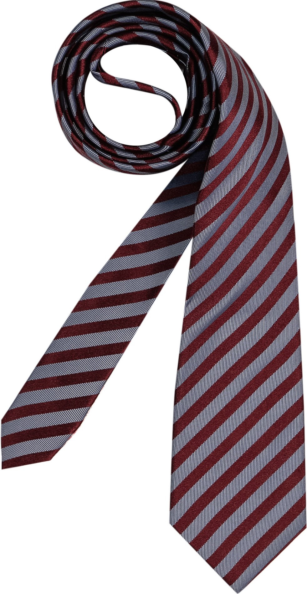 bugatti Herren Krawatte blau College-Streifen