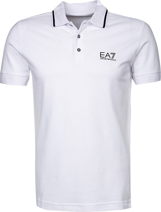 EA7 Herren Polo-Shirt weiß