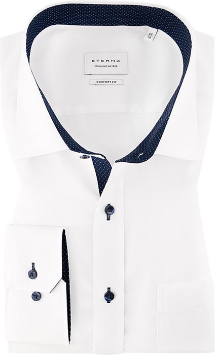 ETERNA Herren Hemd weiß Comfort Fit