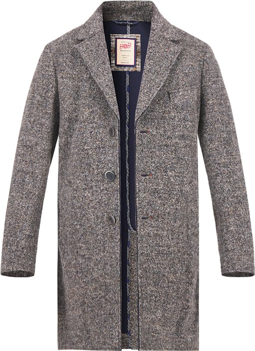 BOB Herren Mantel grau