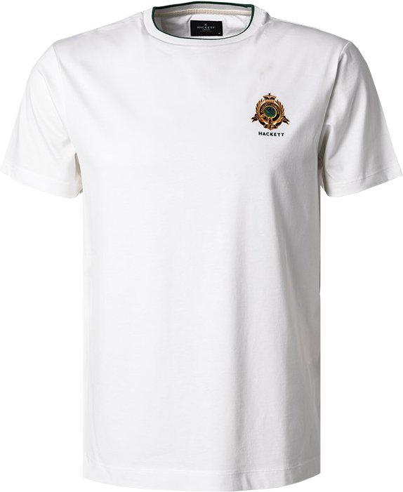 HACKETT Herren T-Shirt weiß Classic Fit