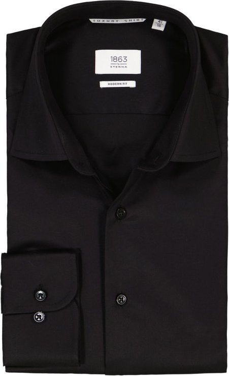 ETERNA Herren Hemd schwarz