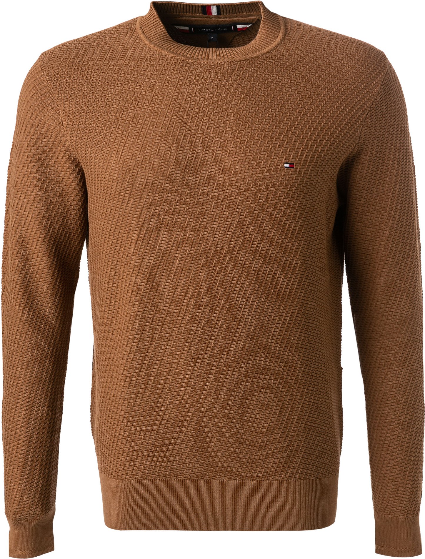 Tommy Hilfiger Herren Pullover braun unifarben