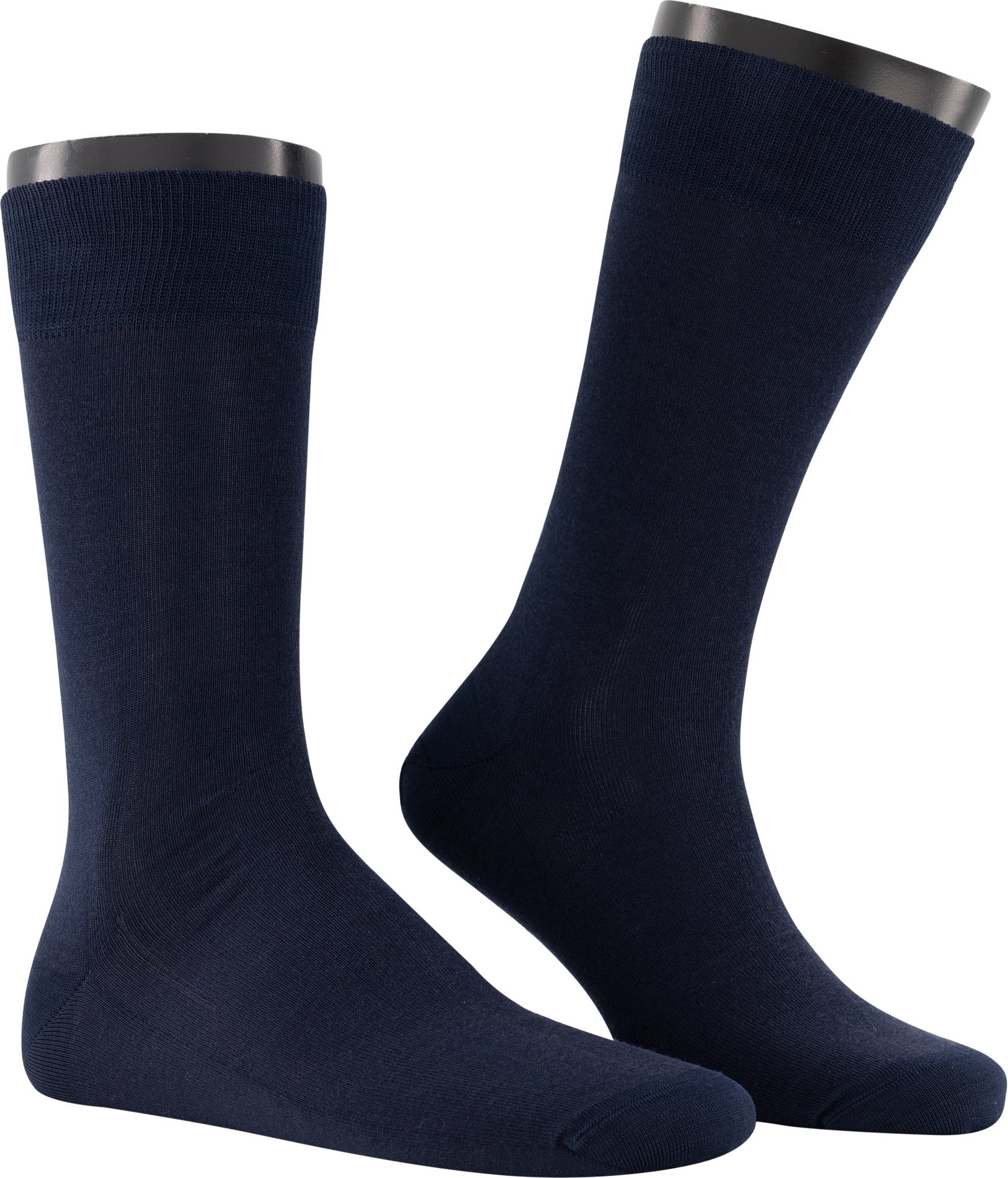 KUNERT Men Herren Socken blau Merc. Baumwolle unifarben