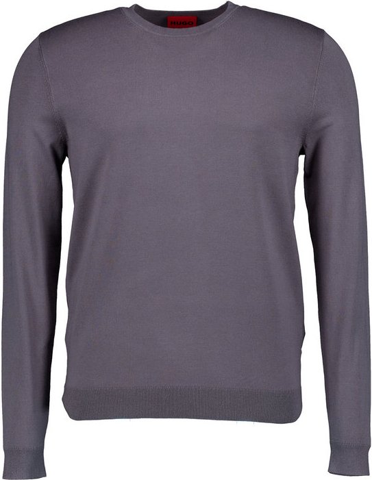 HUGO Herren Pullover grau unifarben