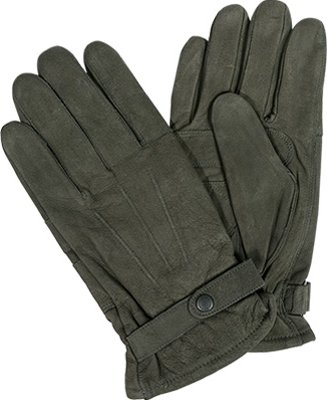Barbour Herren Handschuhe grün Nubuk