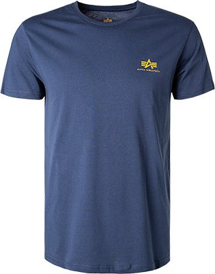 ALPHA INDUSTRIES Herren T-Shirt blau
