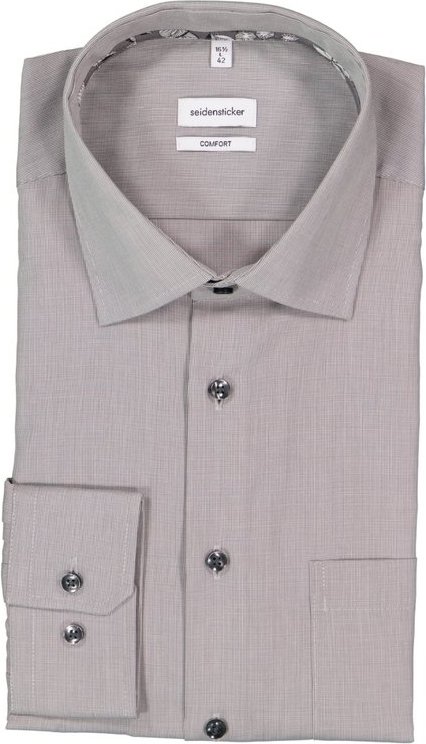 Seidensticker Herren Hemd grau Comfort Fit