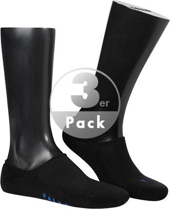 Falke Herren Socken schwarz Schur-Wolle unifarben
