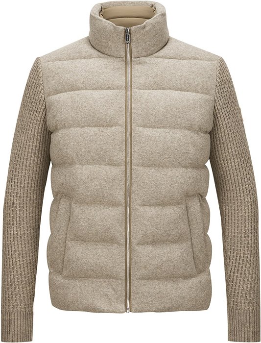 Thumbnail - MILESTONE Herren Jacke beige unifarben