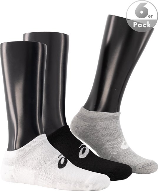 ASICS Herren Socken grau Mikrofaser/Funktion unifarben