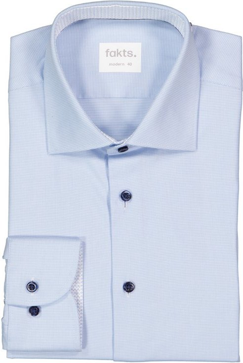 fakts Herren Hemd blau
