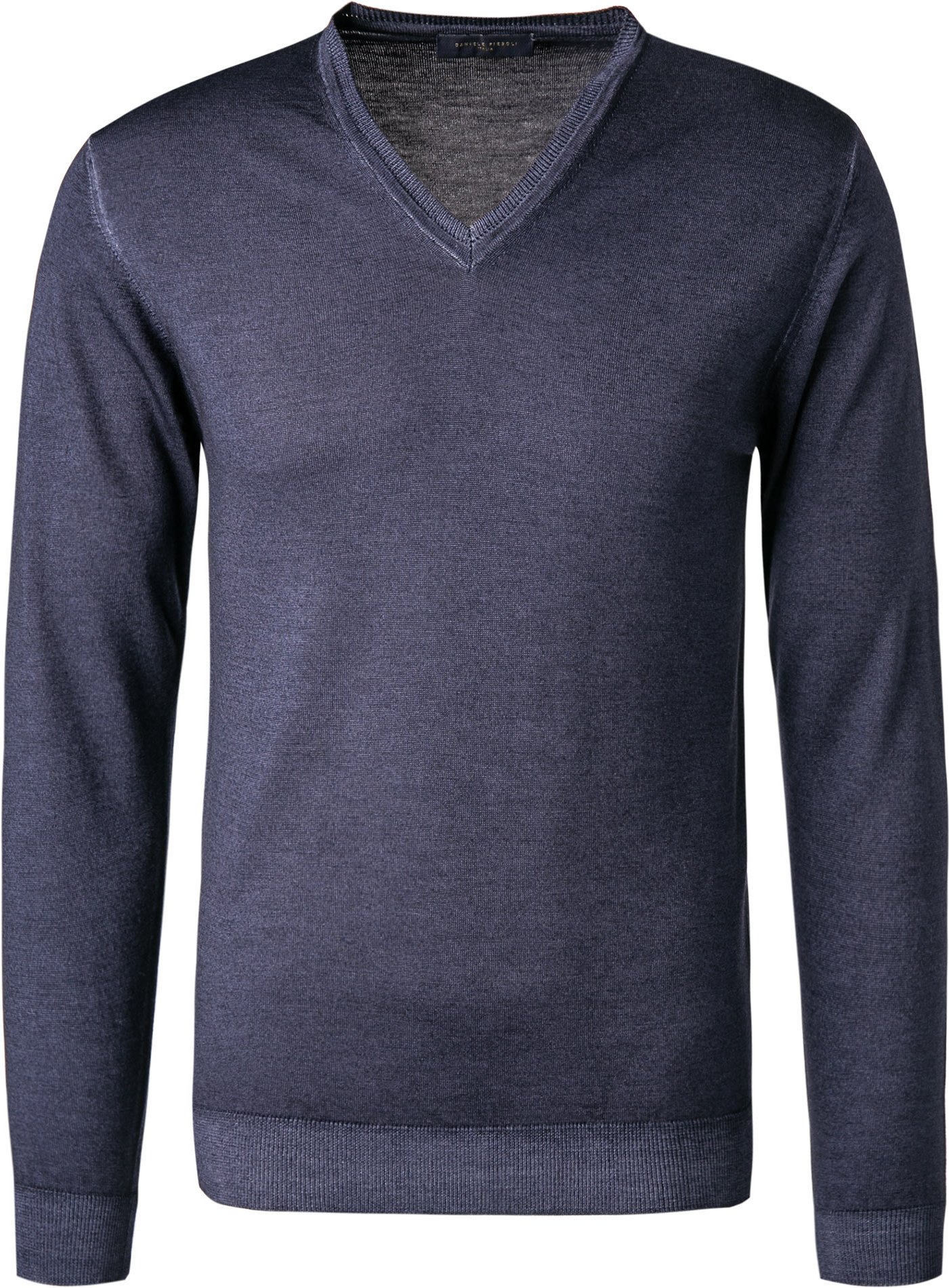 DANIELE FIESOLI Herren Pullover blau unifarben