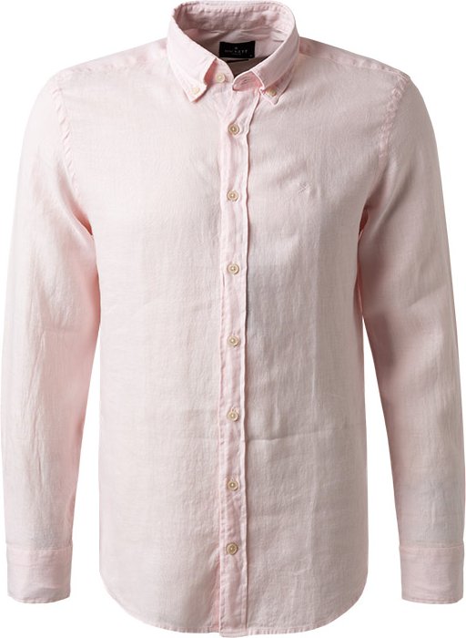 HACKETT Herren Hemd rosa meliert Slim Fit