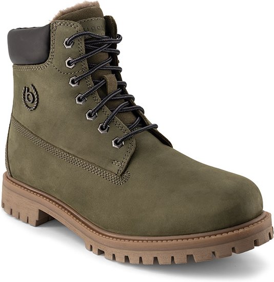 Thumbnail - bugatti Herren Schnürboots grün Velours