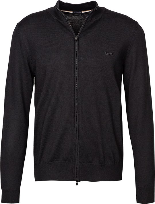 Thumbnail - BOSS Black Herren Cardigan schwarz unifarben