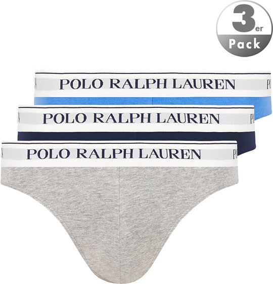 Polo Ralph Lauren Herren Unterwäsche blau,grau Baumwolle & Mix unifarben