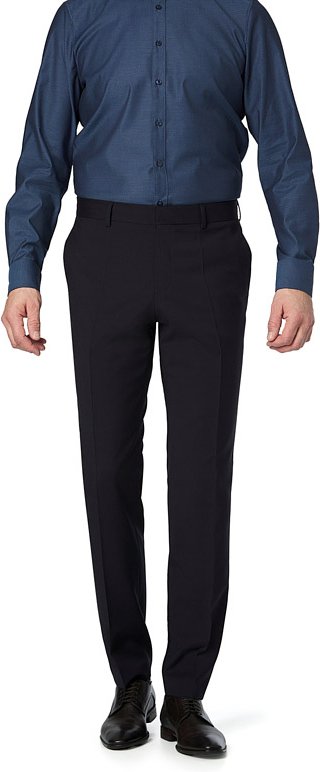 BOSS Black Herren Hose blau Slim Fit