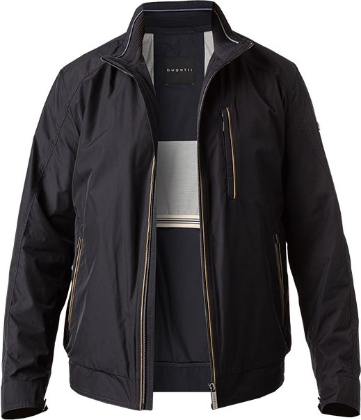 bugatti Herren Jacke blau unifarben