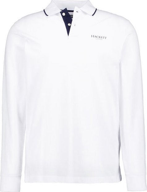 HACKETT Herren Polo-Shirt weiß Classic Fit