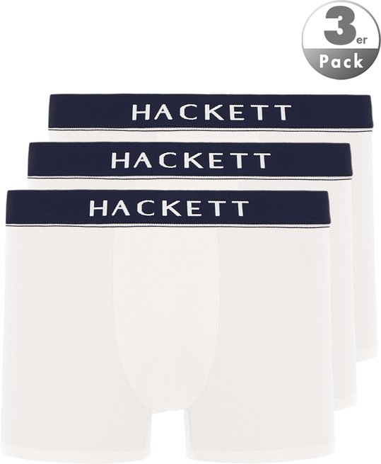 HACKETT Herren Trunks weiß Baumwolle & Mix unifarben