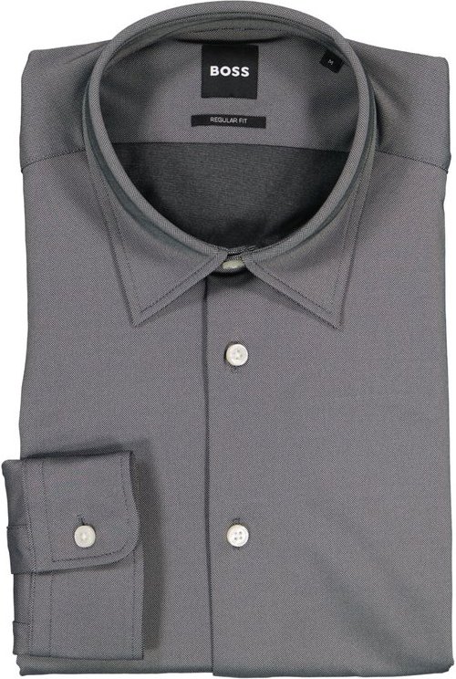 BOSS Black Herren Hemd grün