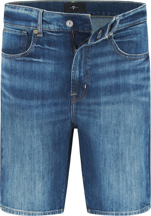 7 for all mankind Herren Jeansshorts blau
