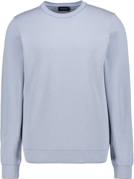 MAERZ Muenchen Herren Pullover blau unifarben
