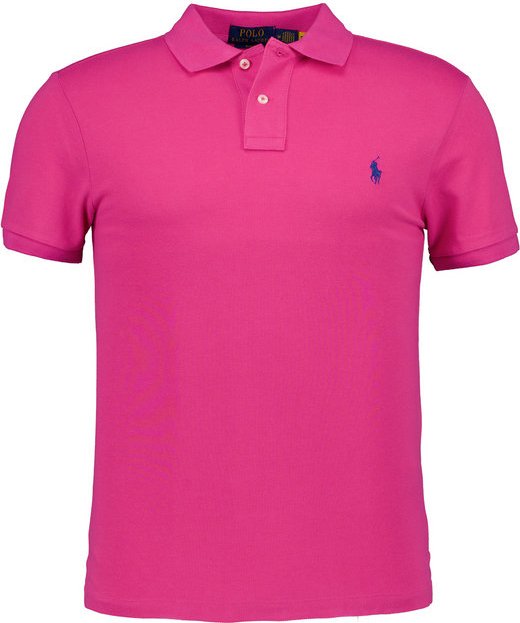 Polo Ralph Lauren Herren Polo-Shirt rosa Slim Fit