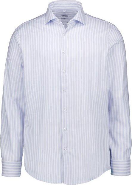 Seidensticker Herren Hemd blau gestreift