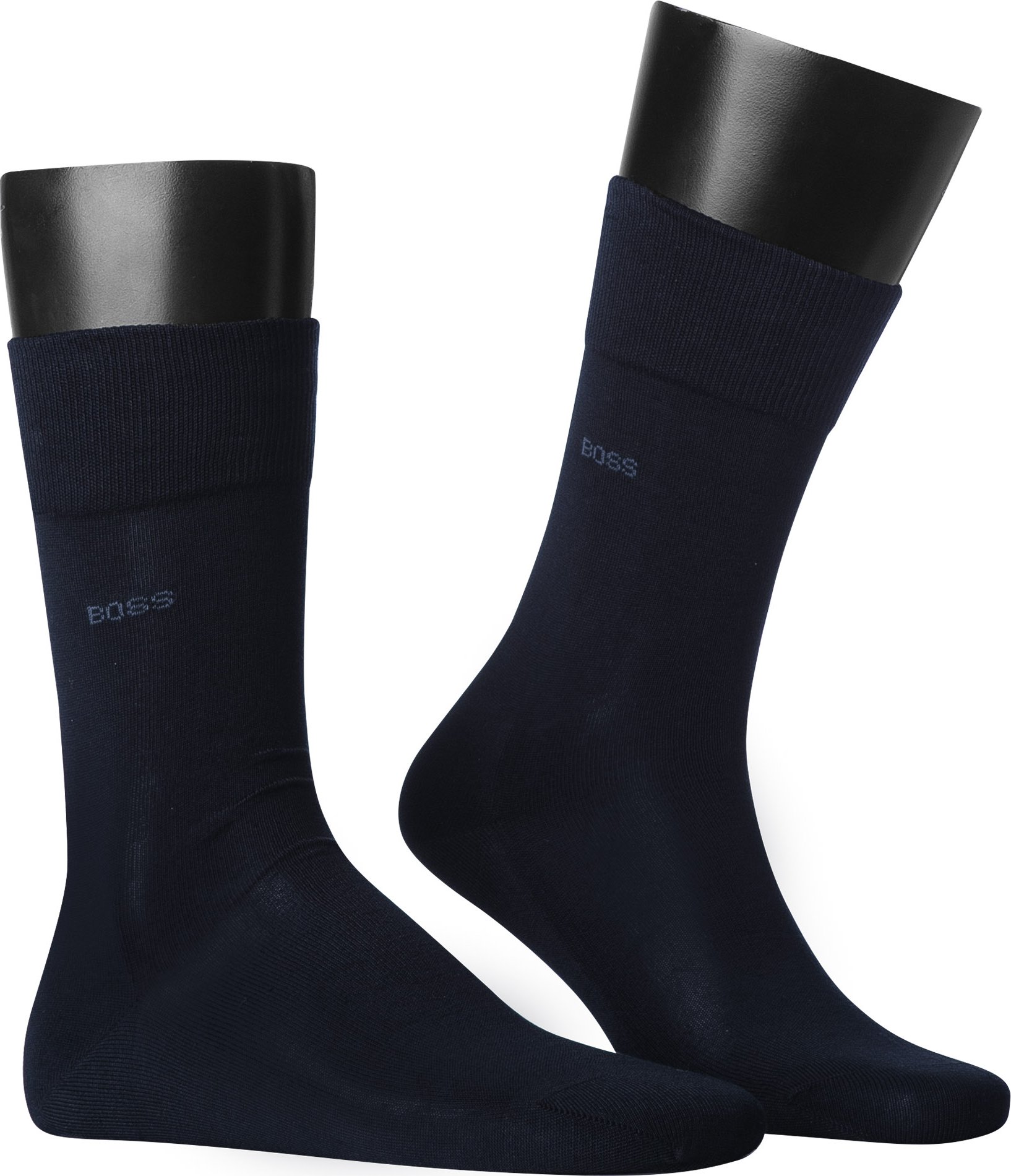 BOSS Black Herren Socken blau Ägyptische Baumwolle unifarben