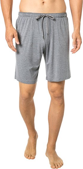 Thumbnail - DEREK ROSE Herren Shorts grau Modal unifarben