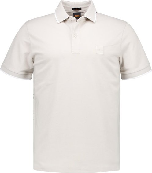 Thumbnail - BOSS Orange Herren Polo-Shirt beige Slim Fit