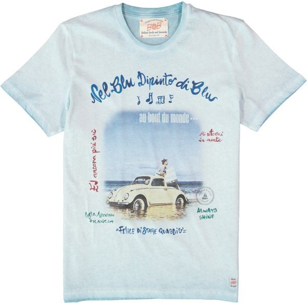 Thumbnail - BOB Herren T-Shirt blau