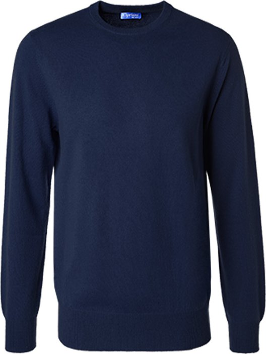 Thumbnail - Cipriani Herren Pullover blau unifarben