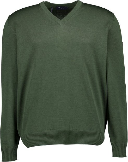 MAERZ Muenchen Herren Pullover grün unifarben