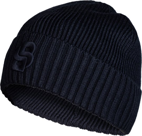 BOSS Black Herren Mützen/Caps/Hüte blau Schur-Wolle