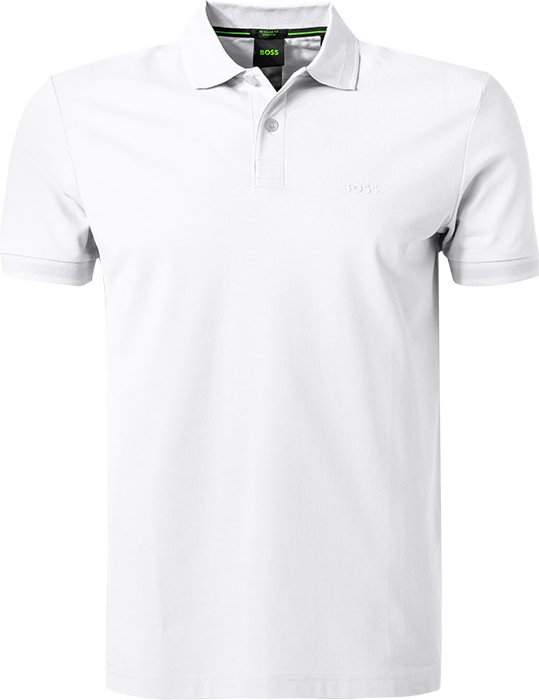 BOSS Green Herren Polo-Shirt weiß