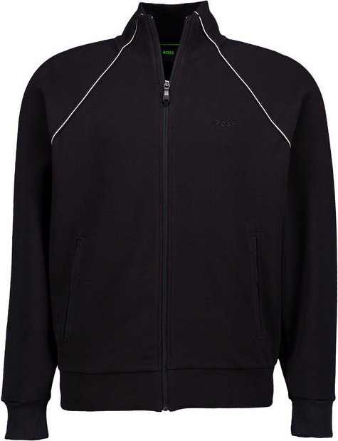 Thumbnail - BOSS Green Herren Sweatjacke schwarz unifarben